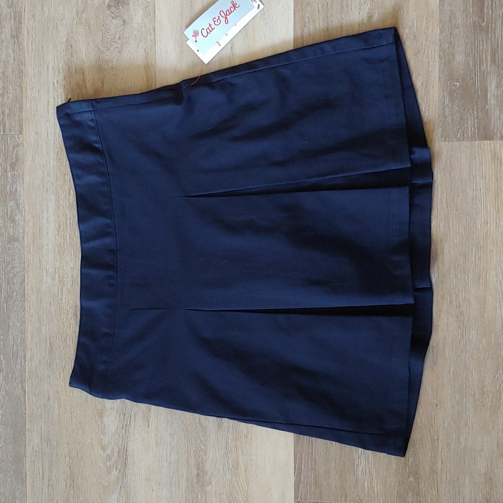 NWT Cat & Jack Girls Blue School Uniform Skirt Size 14
